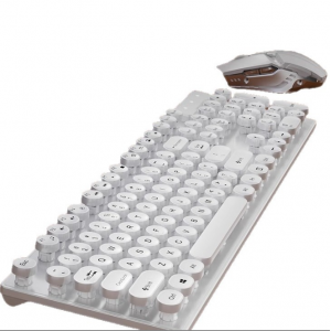 狼途OG80朋克键帽静音轻薄便捷办公电脑RGB灯光薄膜键盘