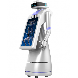 智能讲解接待带领迎宾机器人服务导购航语音对话商用展厅酒店商场